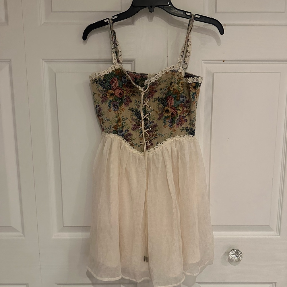 Corset flora dress